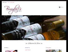 Tablet Screenshot of burgdorfwinery.com